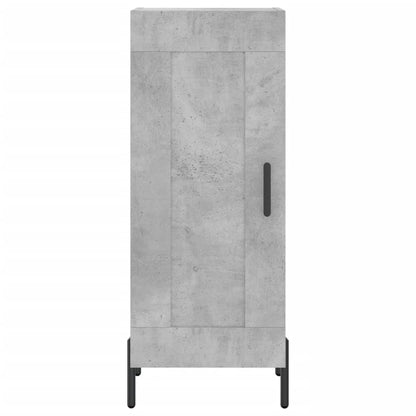 Skåp Betonggrå 34,5x34x180 cm
