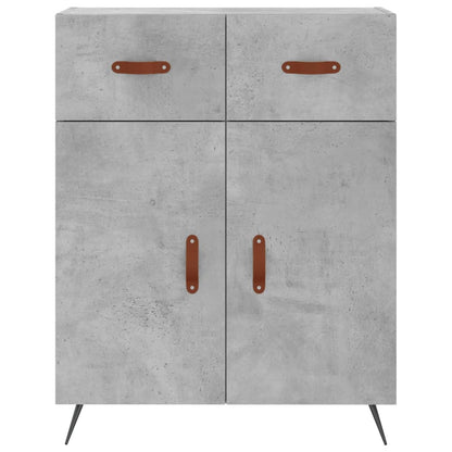 Skåp Betonggrå 69,5x34x180 cm