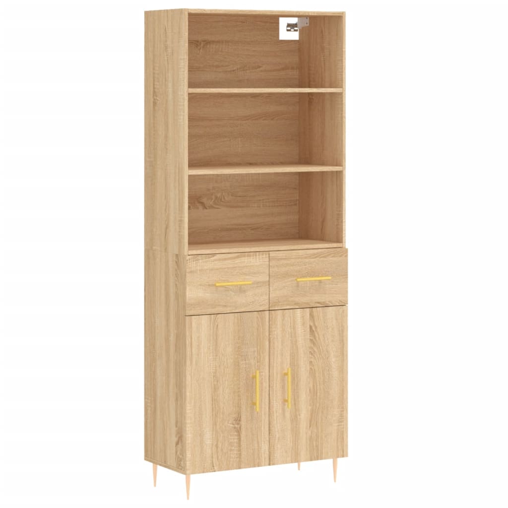 Skåp Sonoma Ek 69,5x34x180 cm