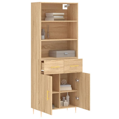 Skåp Sonoma Ek 69,5x34x180 cm