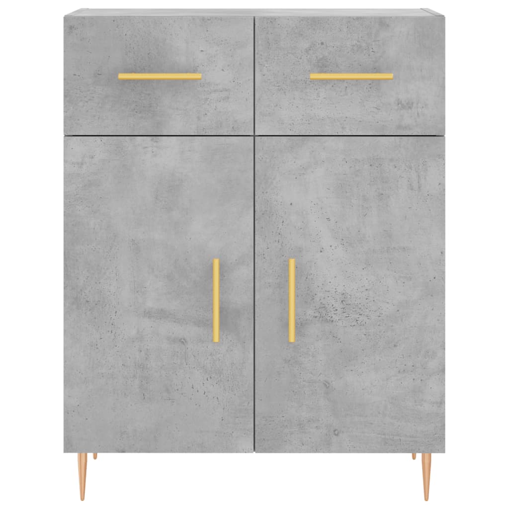 Skåp Betonggrå 69,5x34x180 cm