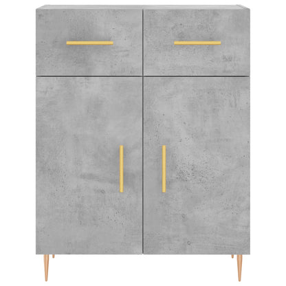 Skåp Betonggrå 69,5x34x180 cm