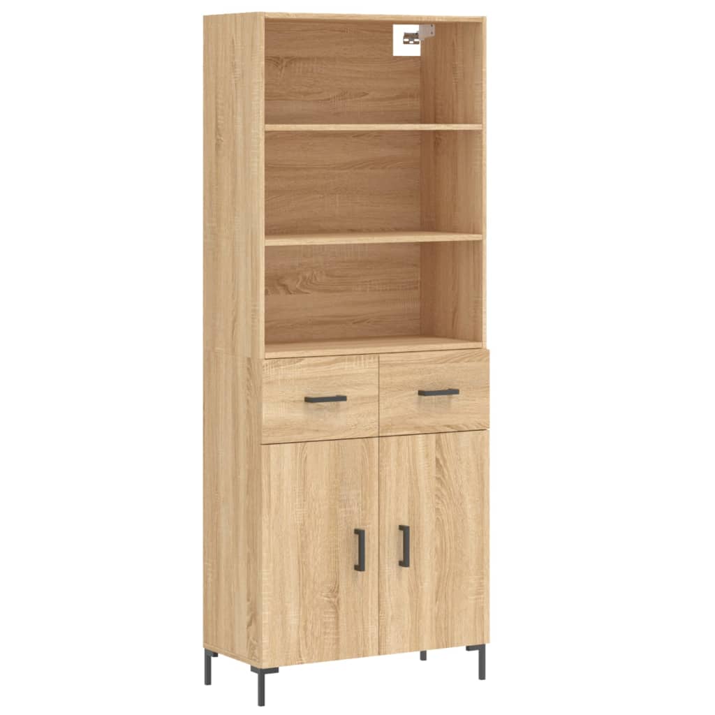 Skåp Sonoma Ek 69,5x34x180 cm
