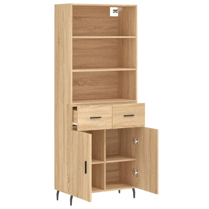 Skåp Sonoma Ek 69,5x34x180 cm