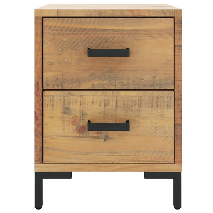 Sängbord 2 st 36x30x45 cm massiv furu