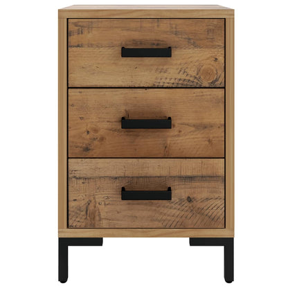 Sängbord 2 st 40x30x55 cm massiv furu