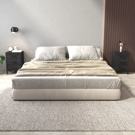 Sängbord 2 st svart 40x30x55 cm massivt furuträ