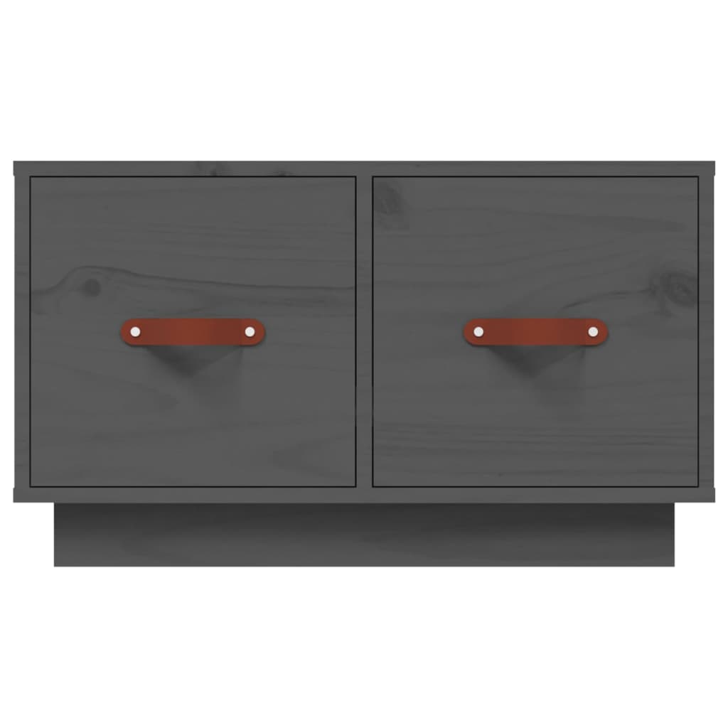 Soffbord Grå 60x53x35 cm massiv furu