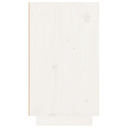 Vinställ Vinskåp Vit 23x34x61 cm massiv furu