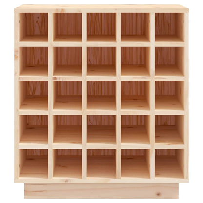 Vinställ Vinskåp 55,5x34x61 cm massiv furu