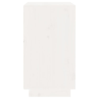 Vinställ Vinskåp Vit 55,5x34x61 cm massiv furu