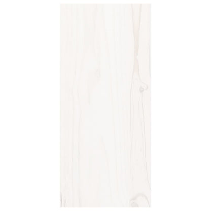 Vinställ Vinskåp Vit 56x25x56 cm massiv furu