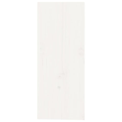 Vinställ Vinskåp Vit 62x25x62 cm massiv furu