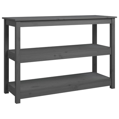 Avlastningsbord Konsollbord Grå 110x40x74 cm massiv furu