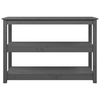 Avlastningsbord Konsollbord Grå 110x40x74 cm massiv furu