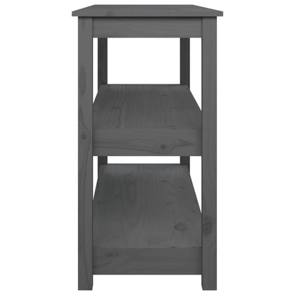 Avlastningsbord Konsollbord Grå 110x40x74 cm massiv furu