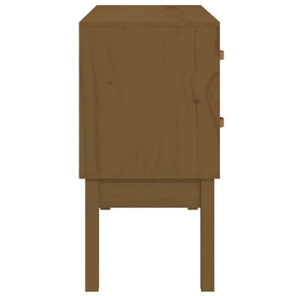 Byrå Honungsbrun 90x40x78 cm massiv furu