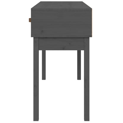 Avlastningsbord Konsollbord Grå 114x40x75 cm massiv furu