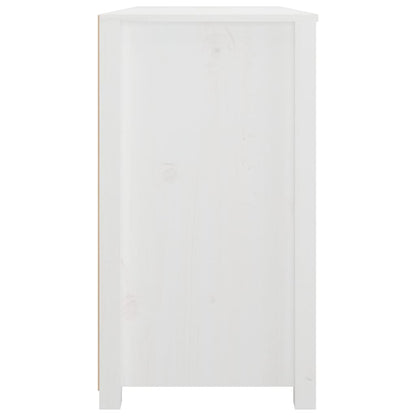 Byrå Vit 100x40x72 cm massiv furu