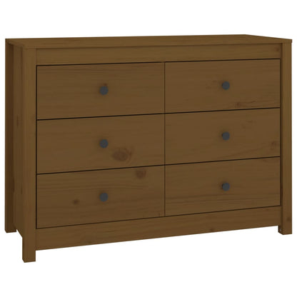 Skåp Brun Honungsbrun 100x40x72 cm massiv furu