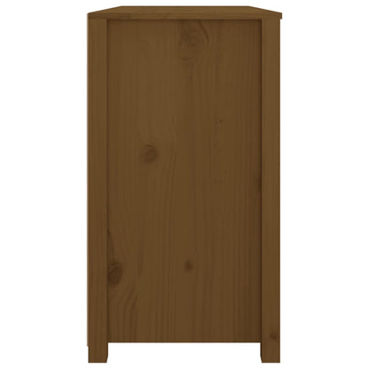Skåp Brun Honungsbrun 100x40x72 cm massiv furu