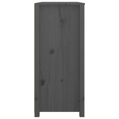 Byrå Grå 100x40x90 cm massiv furu