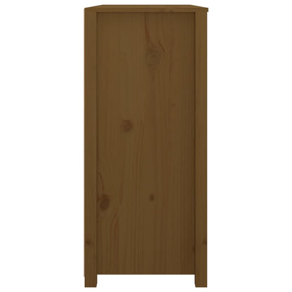 Byrå Honungsbrun 100x40x90 cm massiv furu