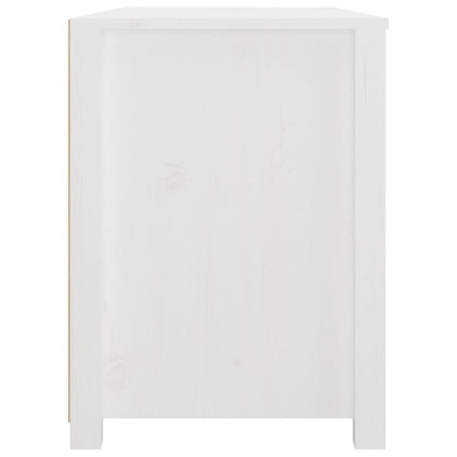 Byrå Vit 100x40x54 cm massiv furu