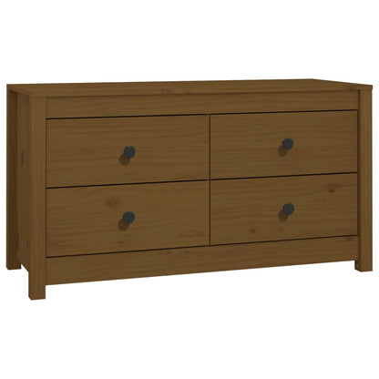 Byrå Honungsbrun 100x40x54 cm massiv furu