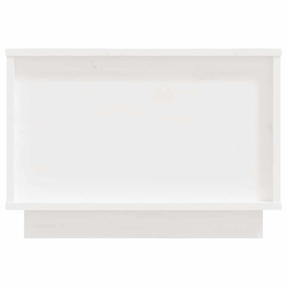 Soffbord Vit 40x50x35 cm massiv furu