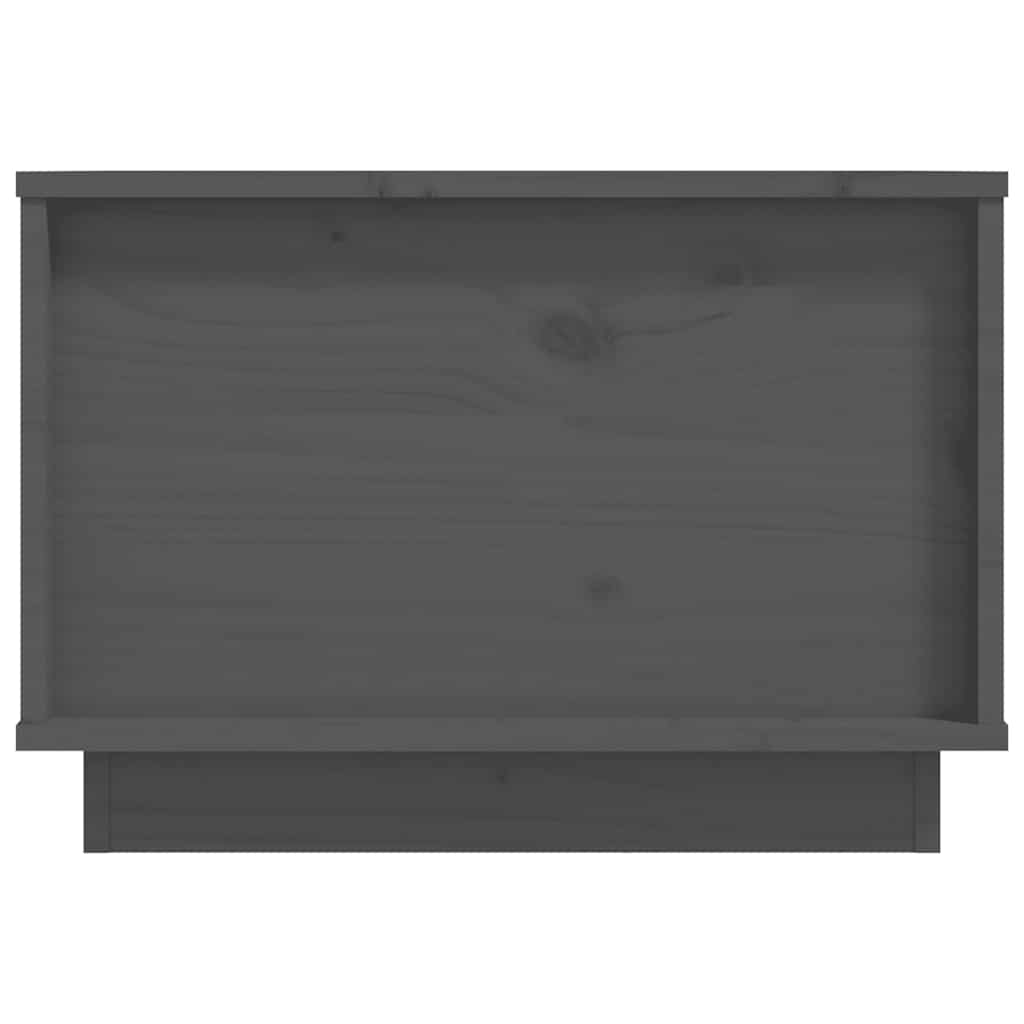 Soffbord Grå 40x50x35 cm massivt furu