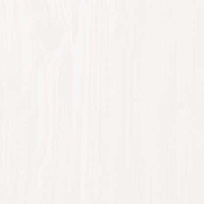 Soffbord Vit 100x50x35 cm massiv furu