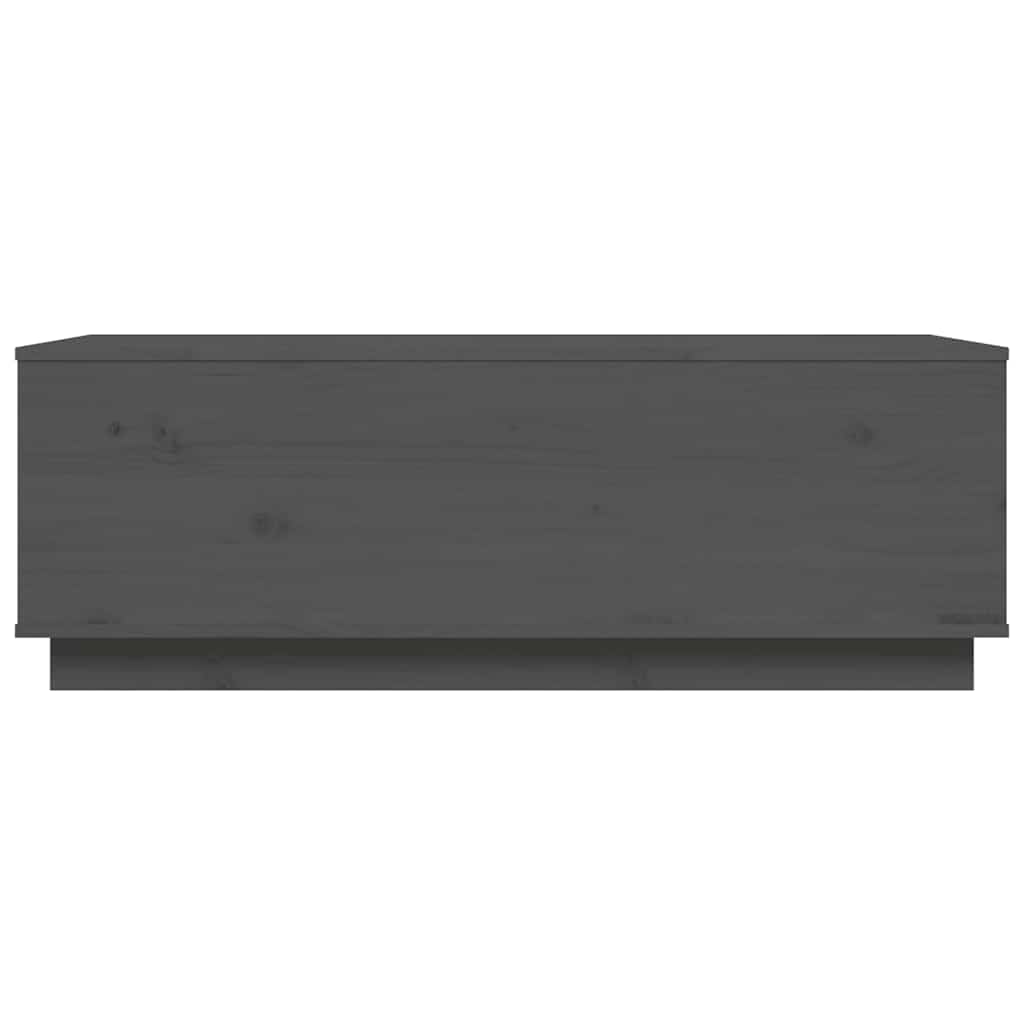 Soffbord Grå 100x50x35 cm massiv furu