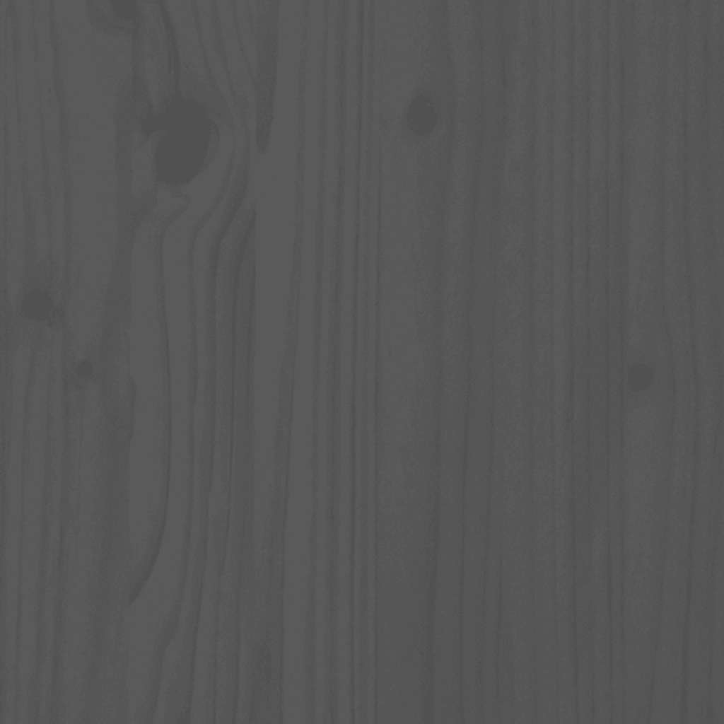 Soffbord Grå 100x50x35 cm massiv furu