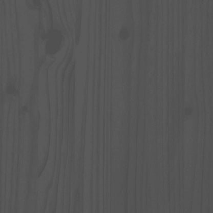 Soffbord Grå 100x50x35 cm massiv furu