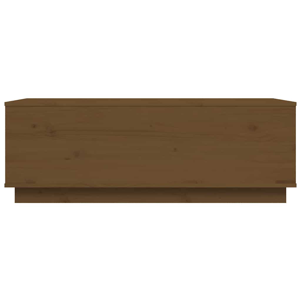 Soffbord Brun Honungsbrun 100x50x35 cm massiv furu