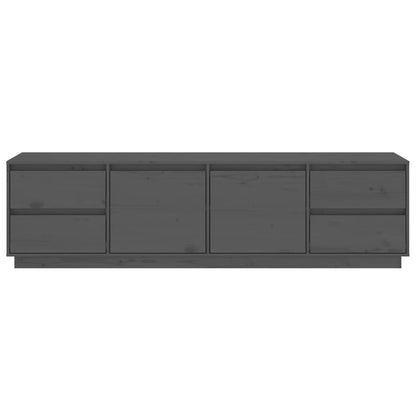 TV-Möbel Grå TV-Bänk 176x37x47,5 cm massiv furu