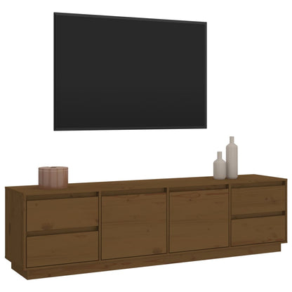 TV-Möbel Honungsbrun TV-Bänk 176x37x47,5 cm massiv furu