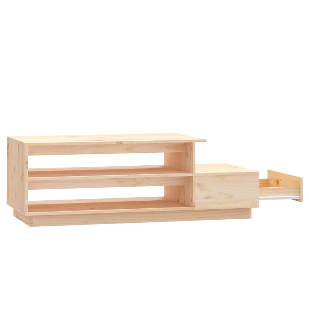 Soffbord Trä 120x50x40,5 cm massiv furu