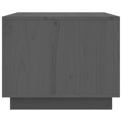 Soffbord Grå 80x50x40 cm massivt furu