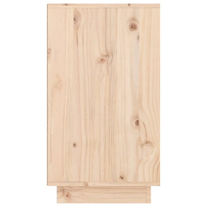 Skoställ Trä Skoskåp 110x34x61 cm massiv furu