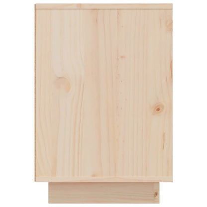 Sängbord 2 st 50x34x50 cm massivt furuträ