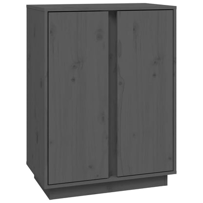 Skåp Grå 60x35x80cm massiv furu