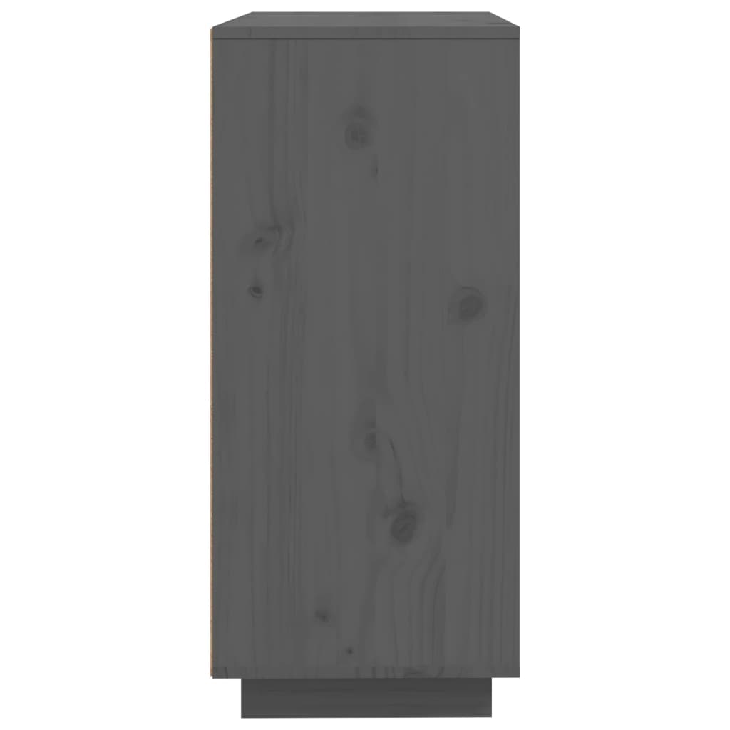 Skåp Grå 60x35x80cm massiv furu