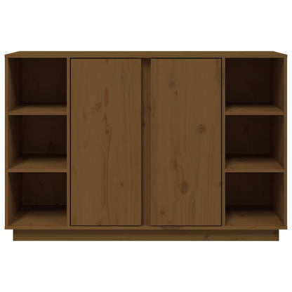 Skänk Honungsbrun 120x35x80 cm massiv furu