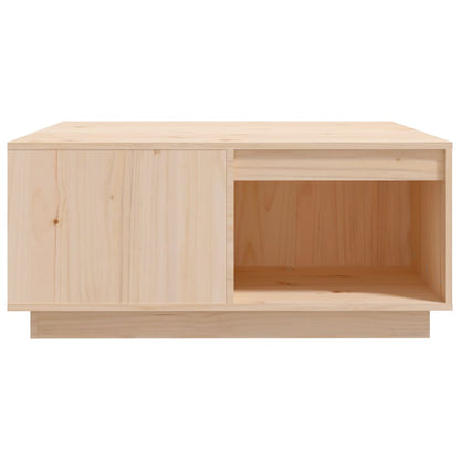 Soffbord Trä 80x81x36,5 cm massiv furu