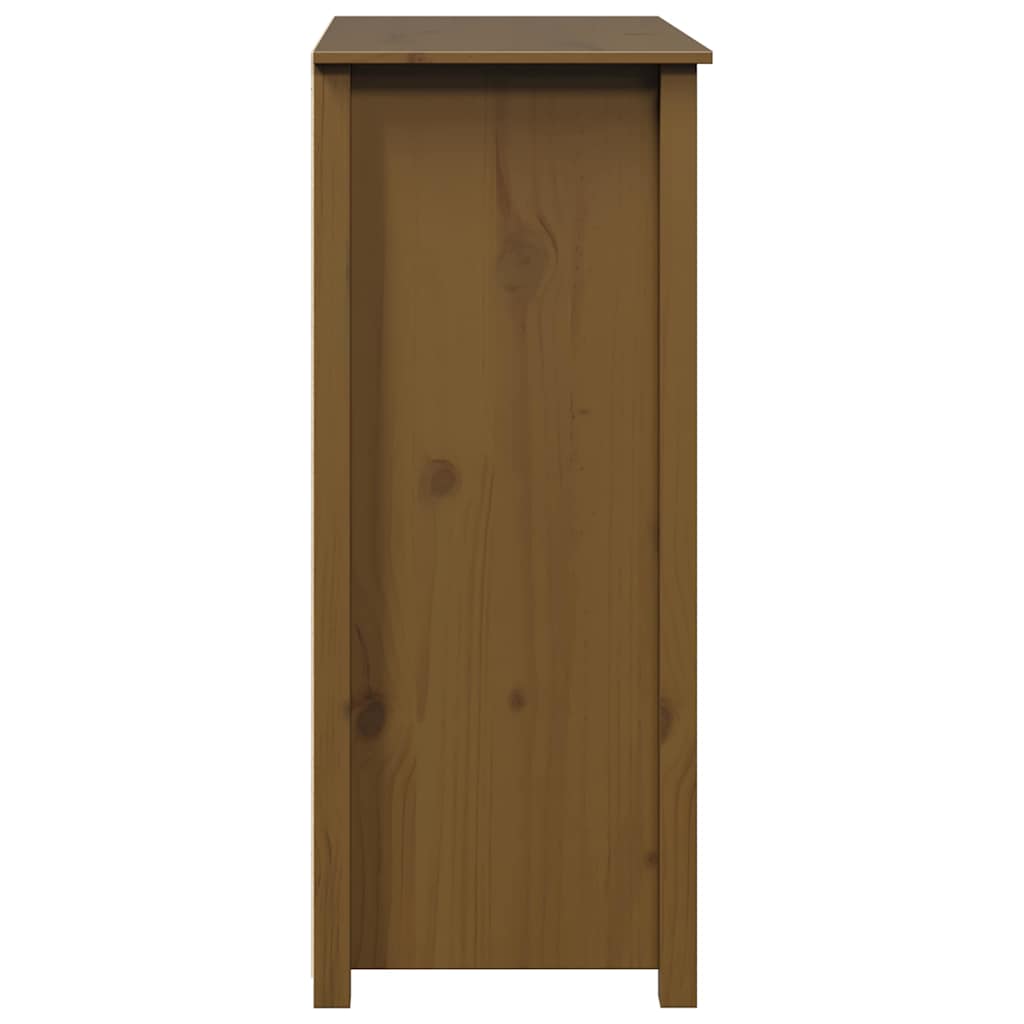 Skåp Honungsbrun 83x41,5x100 cm massiv furu