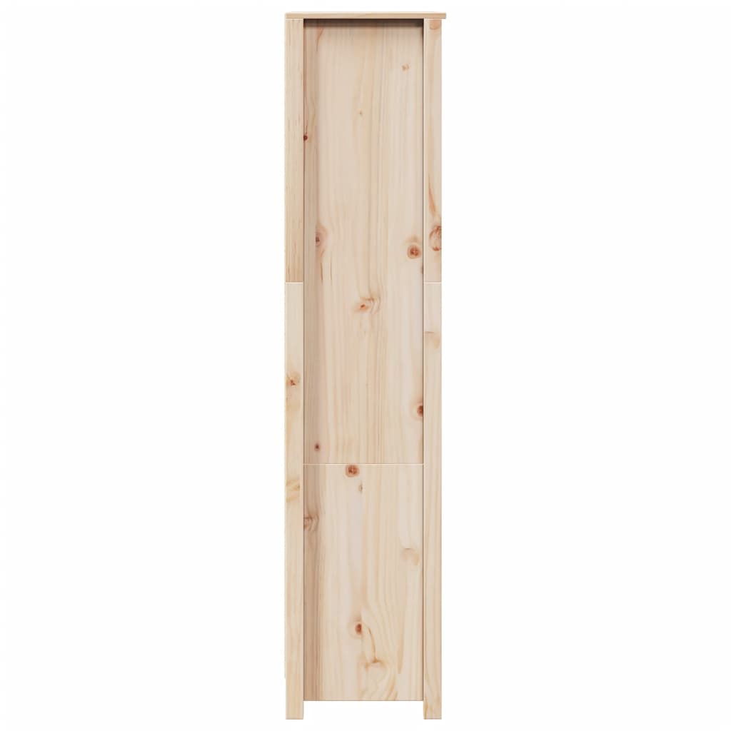 Skåp Trä 80x35x154 cm massiv furu