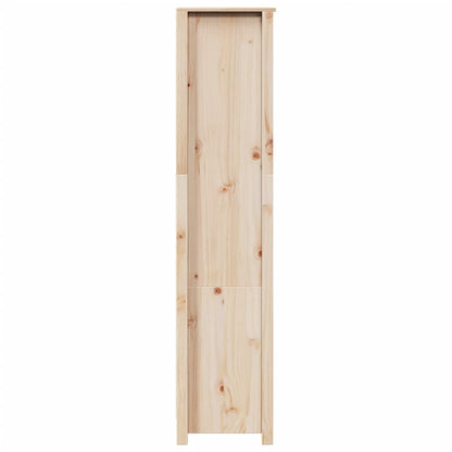 Skåp Trä 80x35x154 cm massiv furu