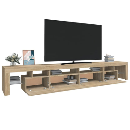 TV-Möbel Sonoma Ek TV-Bänk LED 260x36,5x40 cm